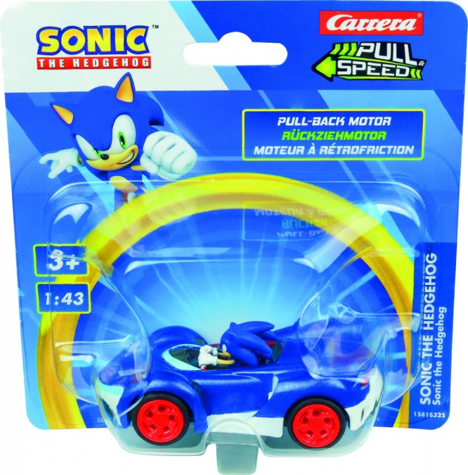 Carrera 15818325 Car Pull & Speed (pull-back) Sonic - Team Sonic Racing