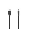 Hama kaabel USB Cable, USB-A, USB-B, 3m, must