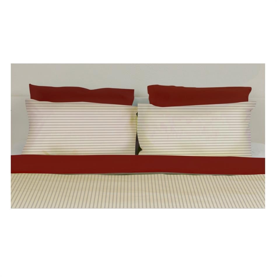 Bradley padjapüür, 50 x 70 cm, triibuline/tumepunane