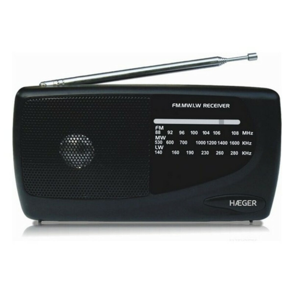Haeger AM/FM-raadio PR-TRI.002A must