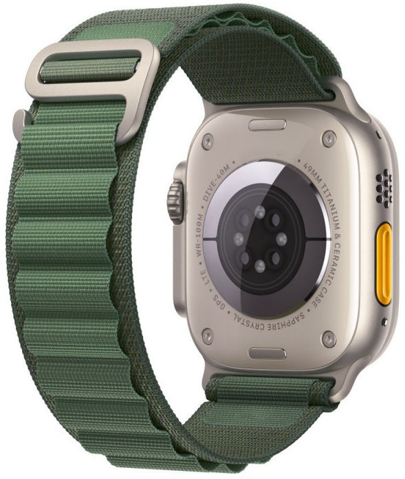 Tech-Protect kellarihm Nylon Pro Apple Watch 42/44/45/49mm, military green