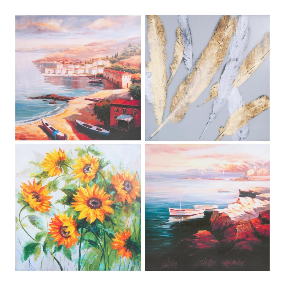 H4Y seinapilt Picture Land, 60x60cm, trükitud, mix