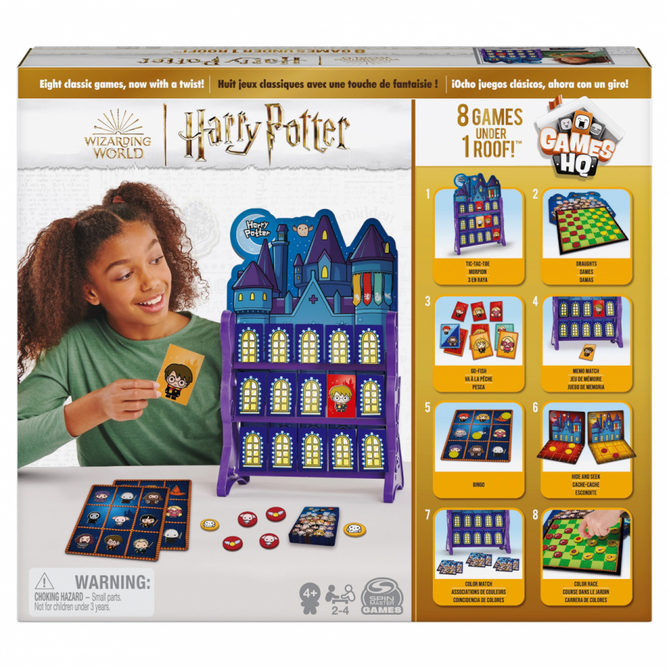 Spinmaster Games SPINMASTER GAMES mängukomplekt Harry Potter, 8 mängu, 6065471