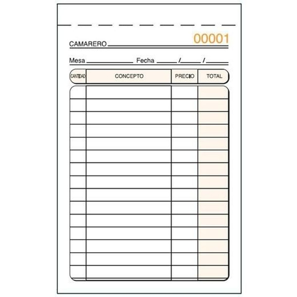 N/A Arve tšekiraamat 9x14cm 5tk