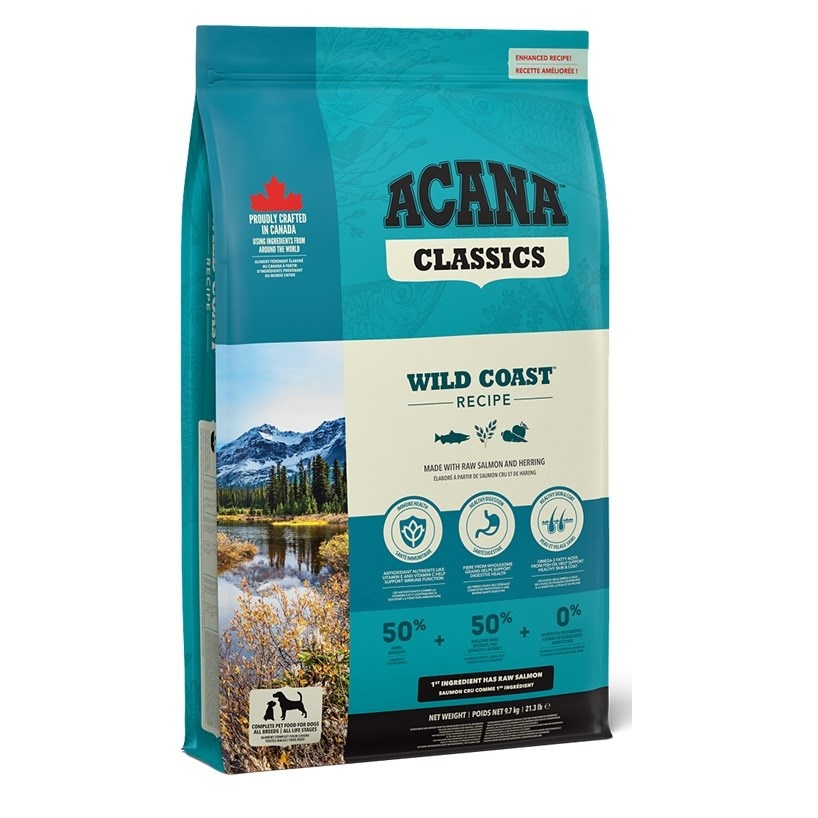 Acana kuivtoit koerale Classics Wild Coast, 9,7kg