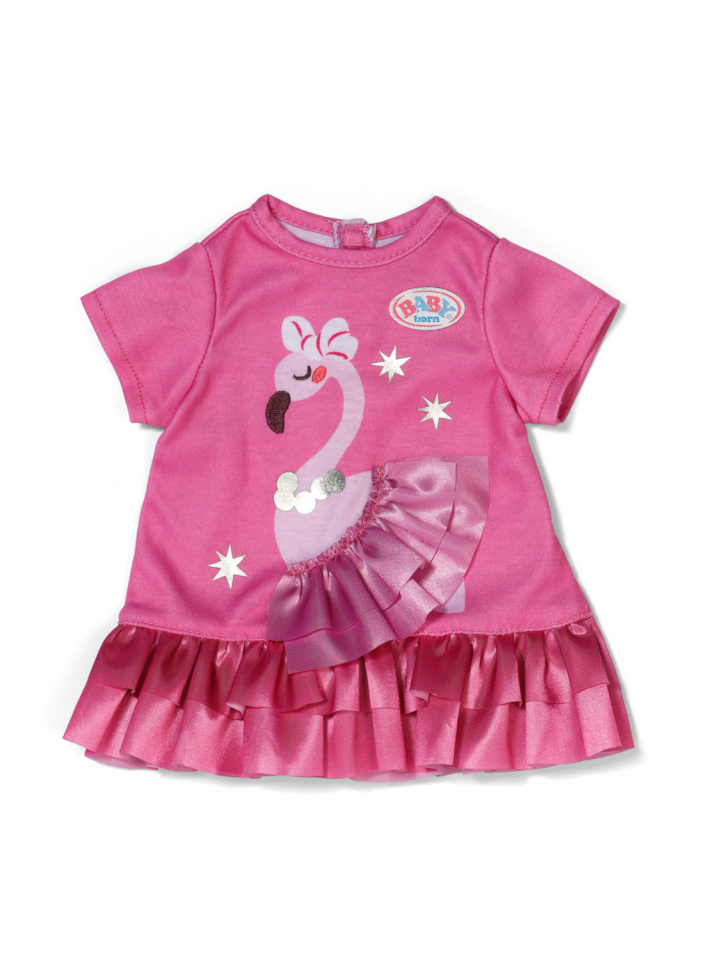ZAPF nukuriided BABY Born Kleid Flamingo 43cm