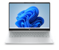 HP sülearvuti OmniBook 3 14-hu0009nyx - Core 5 120U, 16GB RAM DDR5, 1TB, 14" 2K (1920x1200) OLED Brightview Low sinine Light 300 nits, Glacier hõbedane FF - 1080p TNR, Not Included 45W AC Adapter, Win 11 Home, 1 years
