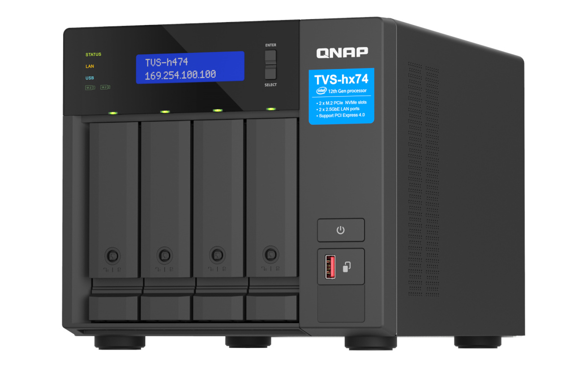 QNAP NAS TVS-h474-i3-8G