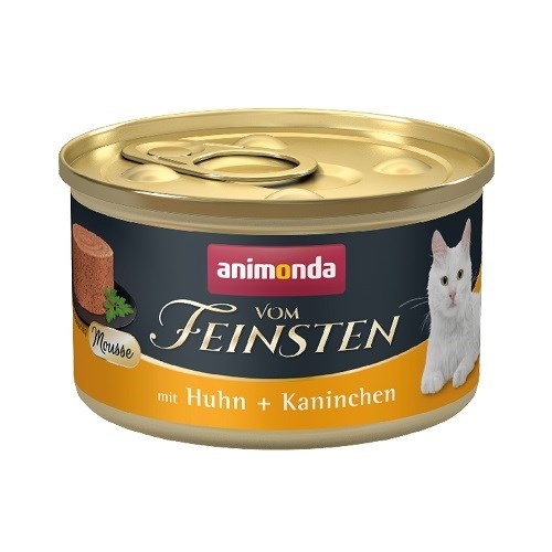 Animonda kassitoit Vom Feinsten Mousse Chicken and Rabbit, 85g