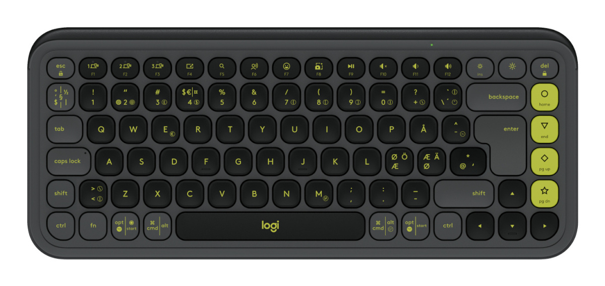 Logitech klaviatuur Pop Icon Keys SWE (W), must