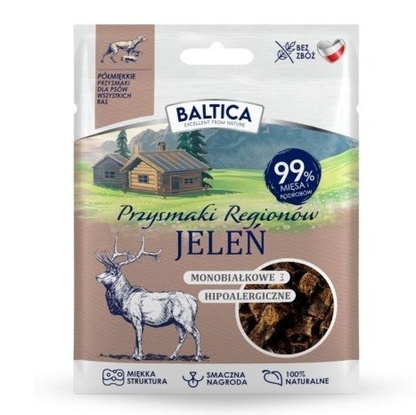 Baltica maius koerale Przysmaki Regionów Monoprotein Deer, 30g
