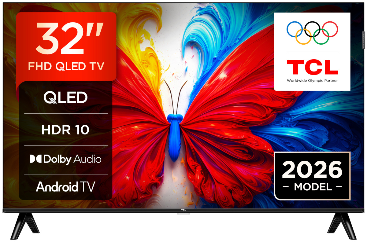 TCL televiisor S5L 32S5L TV 81.3 cm (32") Full HD Smart TV Wi-Fi must 300 cd/m²