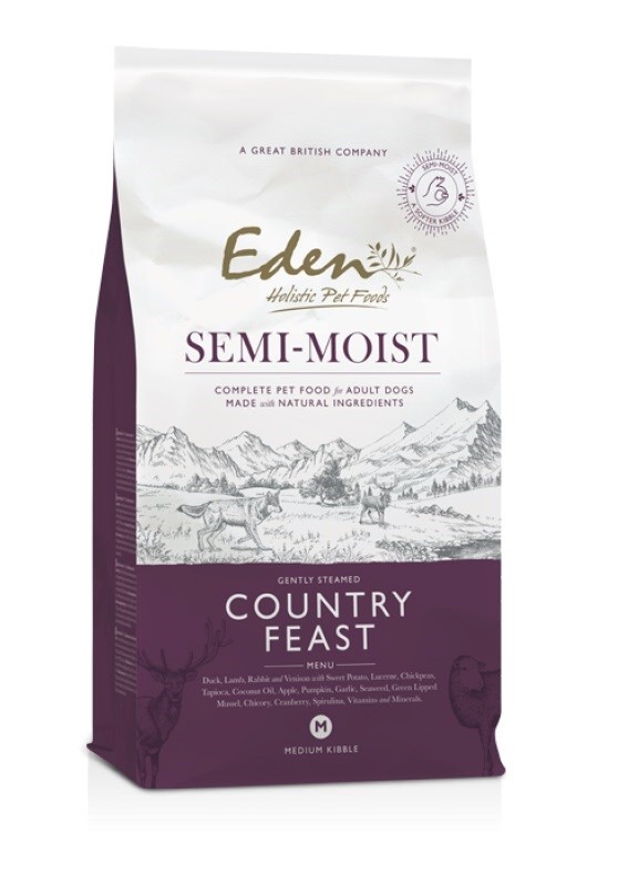 Eden kuivtoit koerale Semi-Moist Country Feast Lamb and duck - semi-moist Dog Food- 10kg
