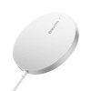 Baseus juhtmevaba laadija Simple Mini3 Magnetic Wireless Charger 15W (hõbedane)