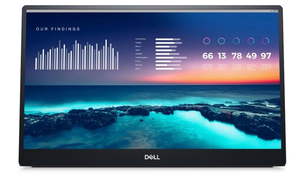 Dell monitor p1424h 14" IPS, FHD, 16:9, matte, tilt, 210-bhqq