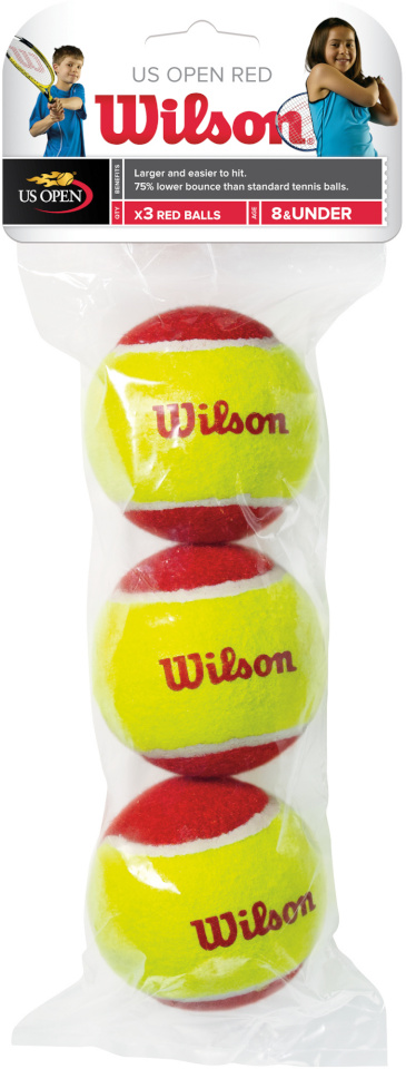 Wilson tennisepall Starter Red, 3tk