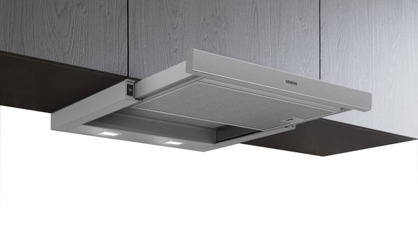 Siemensi integreeritud õhupuhasti LI64MC521 iQ100 väljatõmmatav, 60 cm, hõbedane