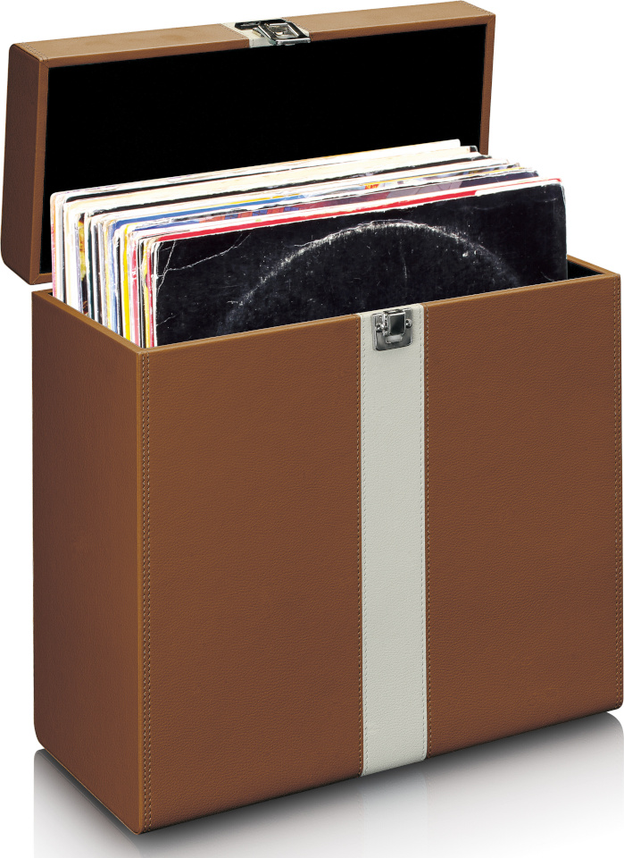 Lenco kaitseümbris vinüülplaatidele TTA-301, pruun/valge