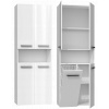 Top E Shop vannitoakapp NEL 1K DK BPOŁ bathroom storage cabinet valge