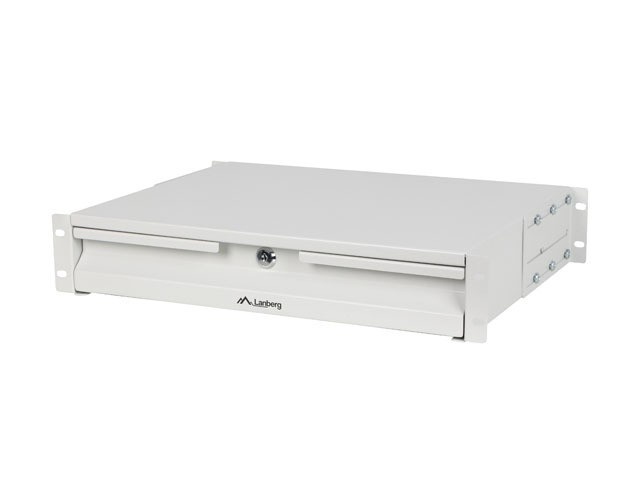 Lanberg serverikapp 19-" Cabinet drawer 2U 360mm hall 2U/483x360mm load capacity up to 90kg 4-point assembly