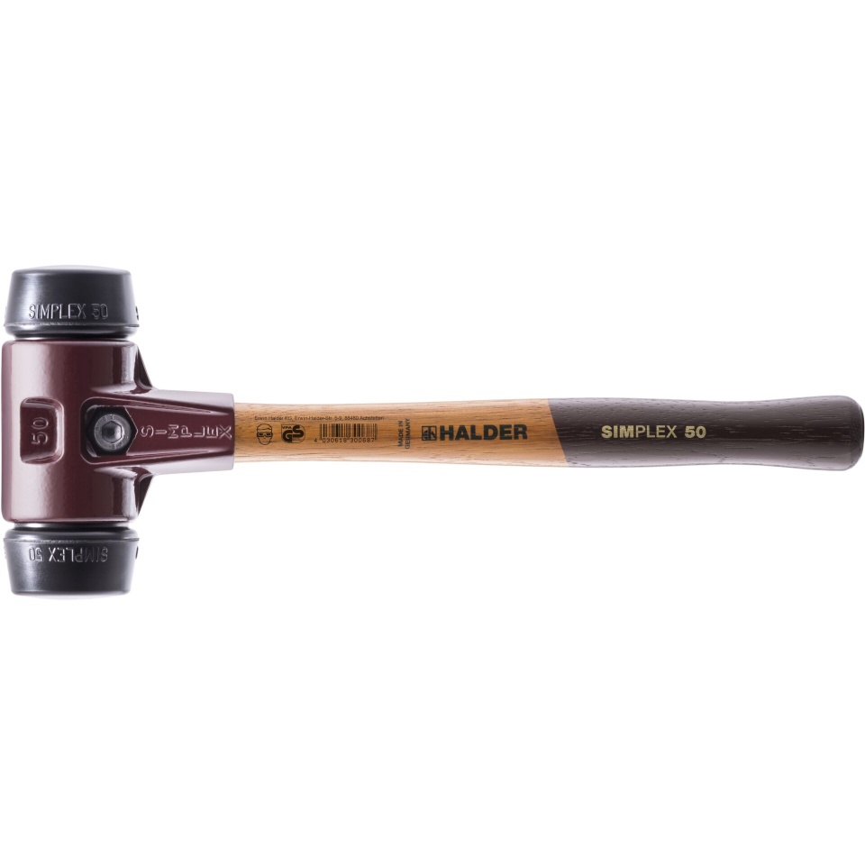 Halder haamer SIMPLEX soft-face mallet 50 rubber composition TE SIMPL