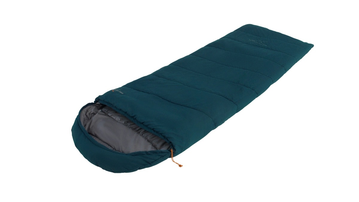 Easy Camp magamiskott Raven I Square 2°C | Sleeping Bag | 220 x 80 cm | -12 to 7 °C | Two-way open-end, L-shaped, autolock