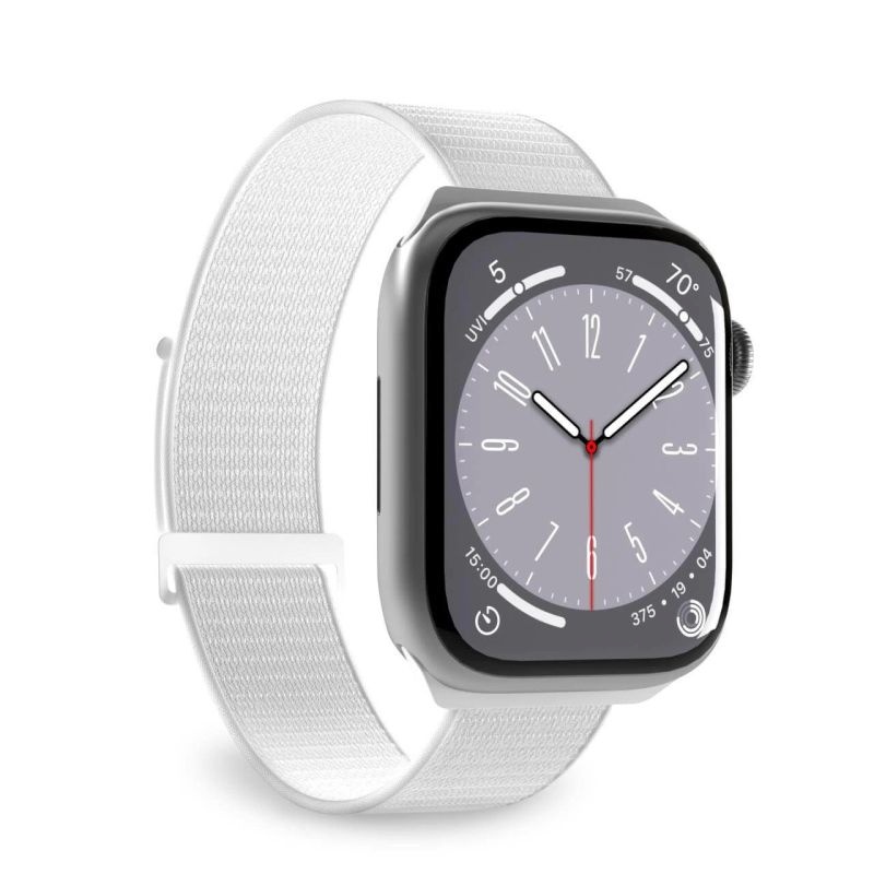 Puro Sport Nylon Strap for Apple Watch 42mm/44mm/45mm/49mm - White