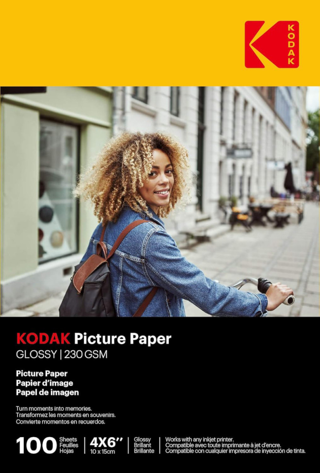 Kodak fotopaber 10x15 230g Glossy 100 lehte