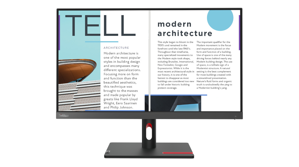 Lenovo 24" ThinkVision S25e-30 - 24.5" - HDMI Warranty 1YR