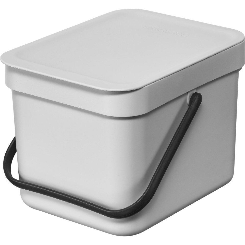 Brabantia prügikast Sort & Go Waste Bin Light hall 6 L