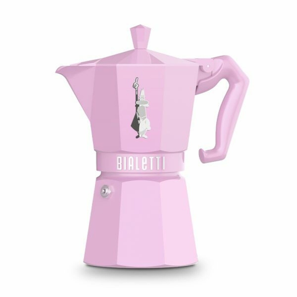 Bialetti Itaalia Kohvikann MOKA EXCLUSIVE 6T roosa Alumiinium 6 tassi (6 Ühikut)