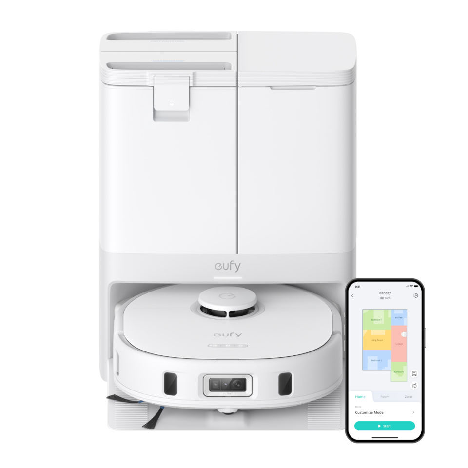 Anker Eufy | Robot tolmuimeja | X10 Pro Omni | Wet&Dry | 5200 mAh | Dust capacity 2.5 L | 8000 Pa | valge