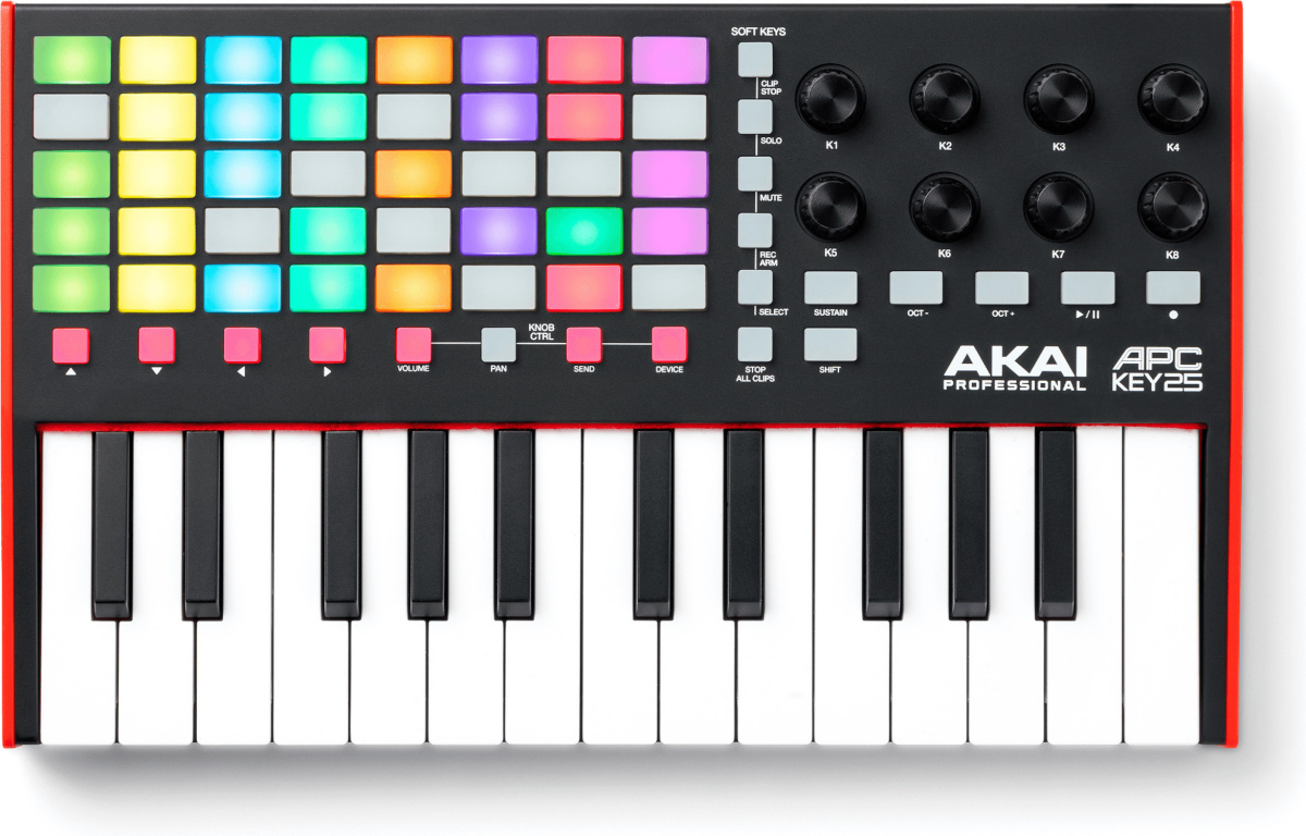 Akai süntesaator APC Key 25 mk2 USB kontroller Ableton Live'i jaoks