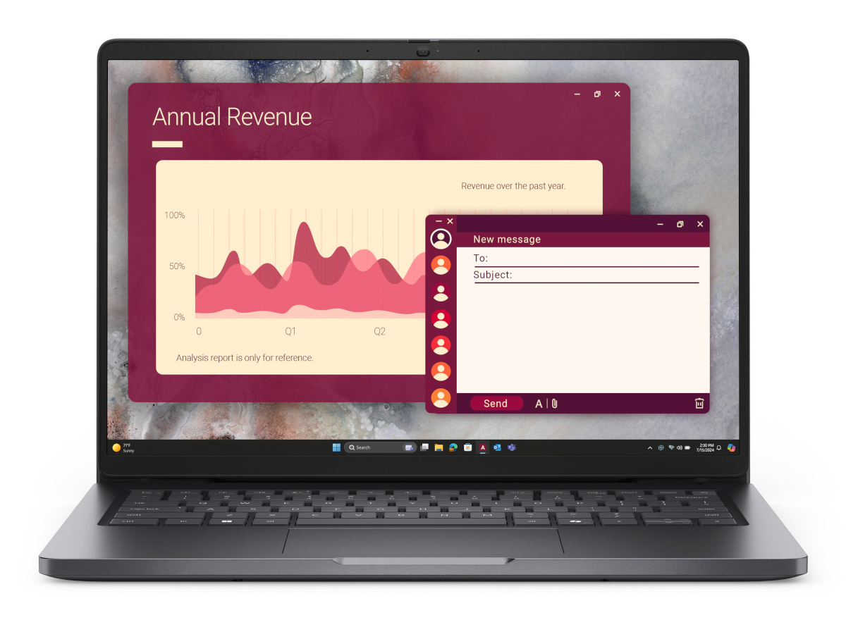 Dell Pro 14 PC14250 /U5 225U/ 32GB/ 512GB SSD/ FgrPr+SmtCd/ FHD IR Cam & Mic/ WLAN + BT/ 14.0" FHD+/ Nordic Backlit Kb/W11Pro/3yrs Prosupport