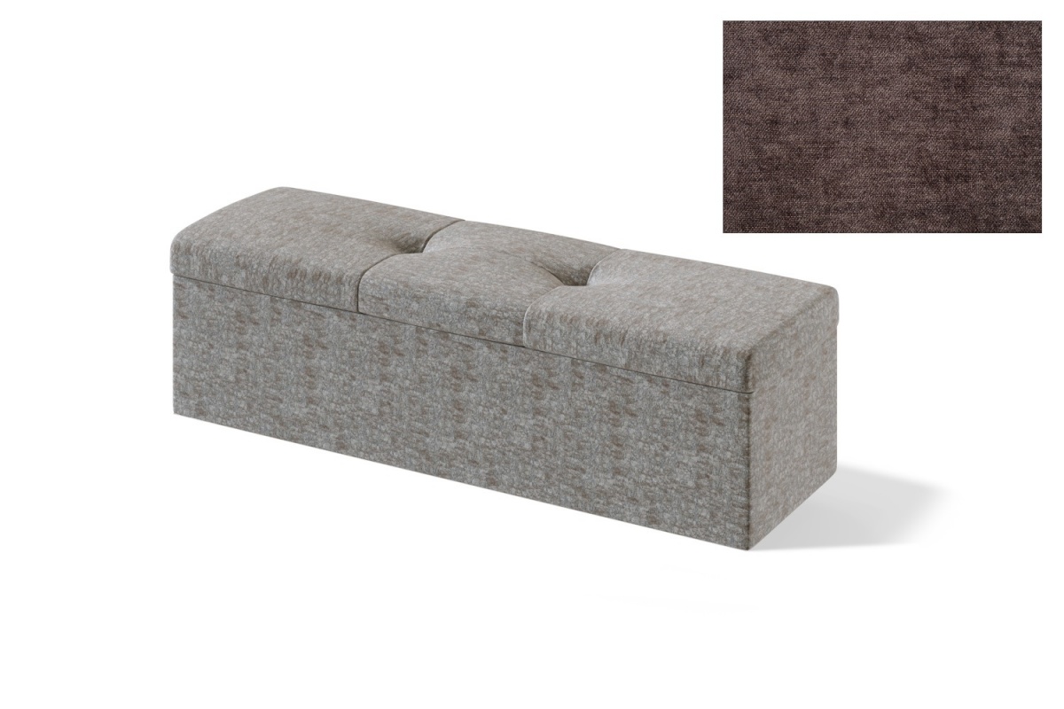 Sleepwell jalutsikast kontinentaalvoodile RED/BLACK ULVASEN, 150x47x50cm, BOLSHOI pruun