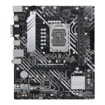 Asus emaplaat PRIME B660M-K D4, Intel LGA1700 DDR4 DIMM SATA, M.2 Number of SATA connectors 4