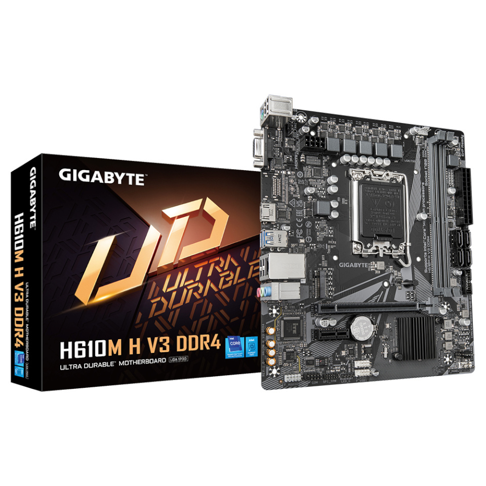 Gigabyte emaplaat M/B H610M H V3 DDR4 1.0 |