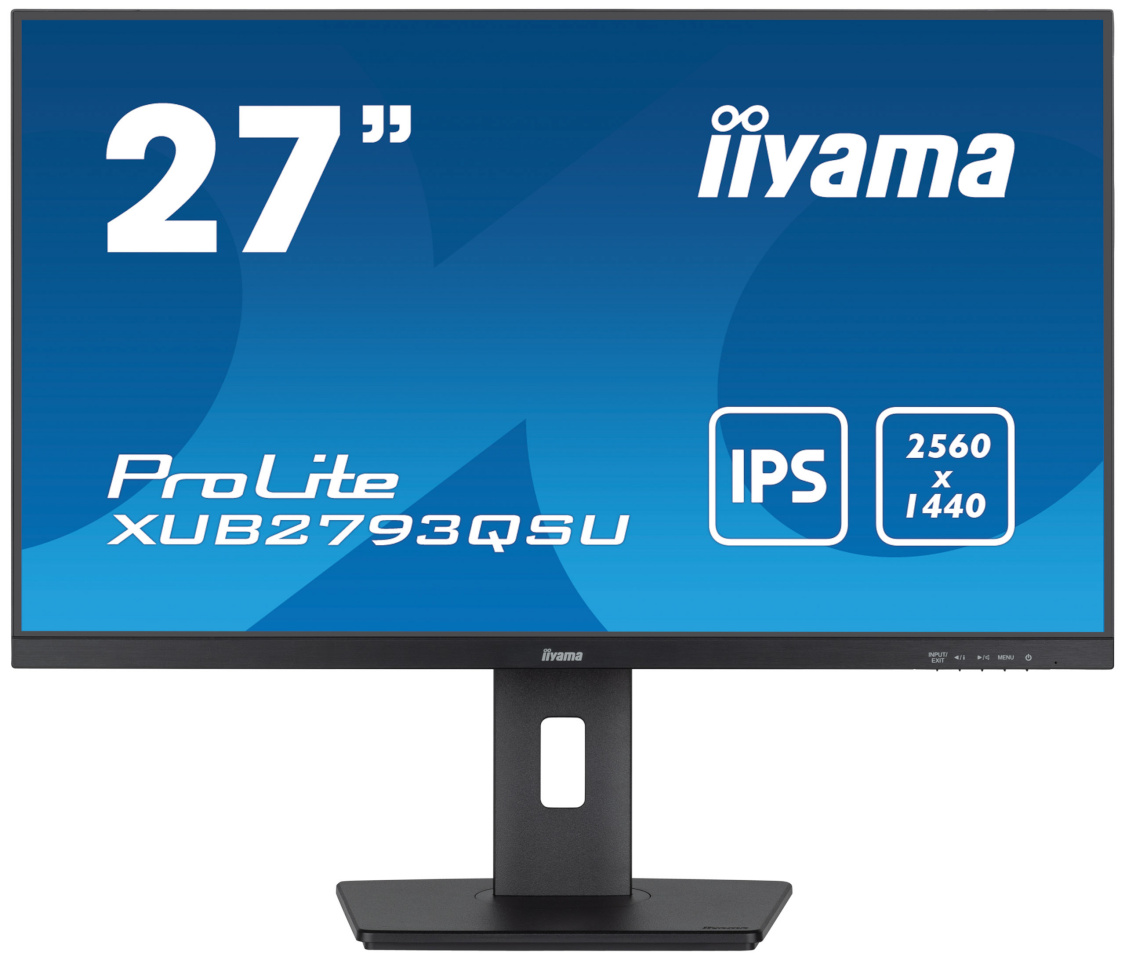 iiyama monitor 68.65cm (27") XUB2793QSU-B7 16:9 HDMI+DP+2xUSB Lift