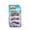 METAL MACHINES 3 autot komplekt värvimuutev, assortii, 67101