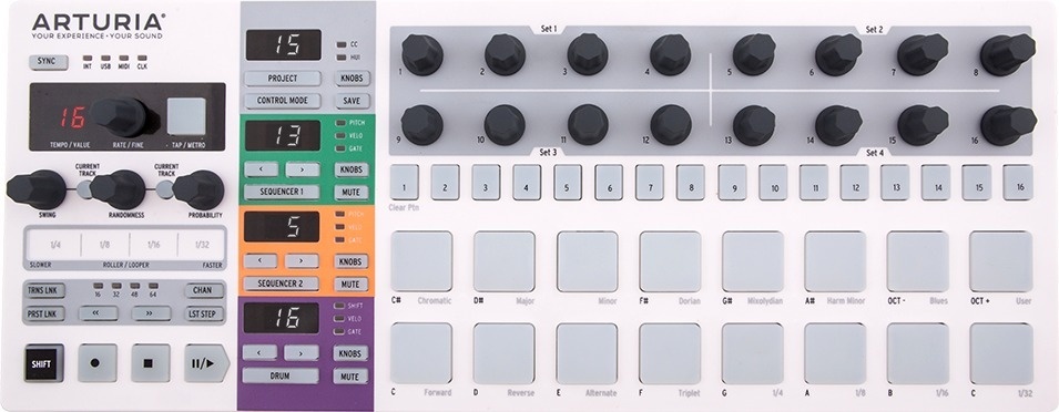 Arturia DAW kontroller BeatStep Pro sekvenser