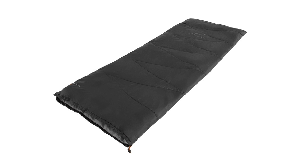 Easy Camp magamiskott Starling Square must 10°C | Sleeping Bag | 190 x 75 cm | 5 to 15 °C | One-way, L-shaped