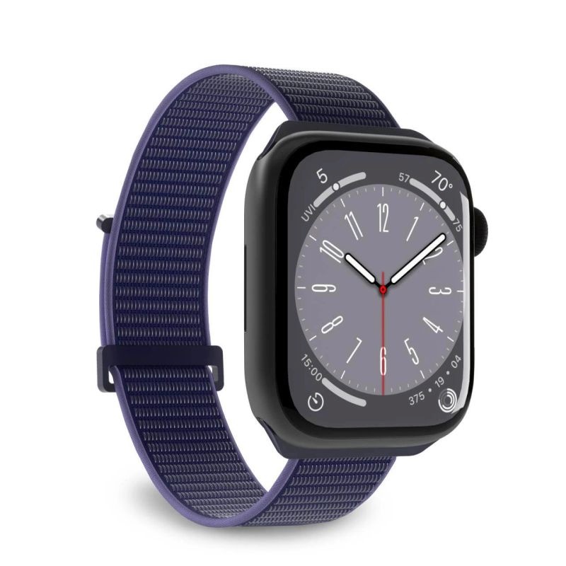 Puro Sport Nylon Strap for Apple Watch 42mm/44mm/45mm/49mm - Blue