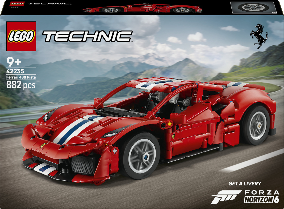 LEGO klotsid Technic 42235 Ferrari 488 PISTA auto