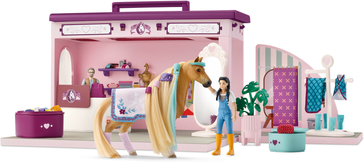Schleich mängukomplekt Horse Club 42587 Horse Pop-Up Boutique