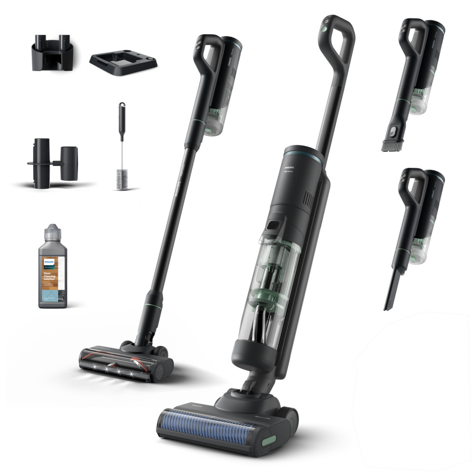 Philips varstolmuimeja XW7263/11 Series 7000 Stick Vacuum/Electric Broom 2in1, must