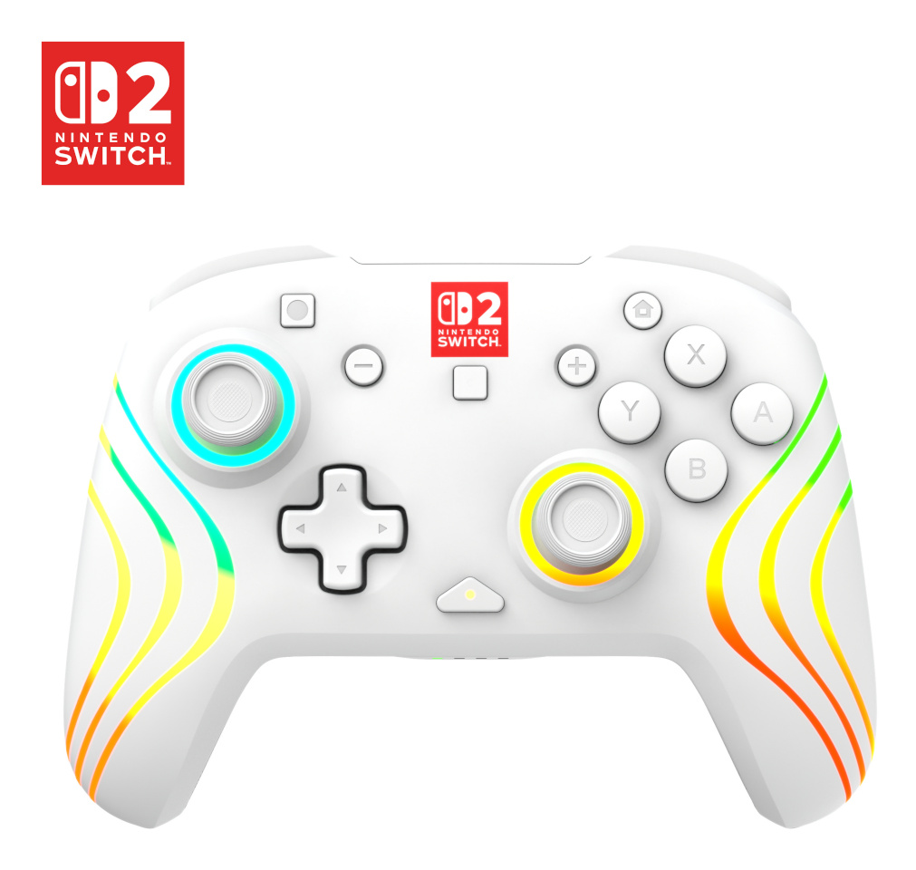 Turtle Beach juhtmevaba mängupult Afterglow Wave Nintendo Switch 2, valge