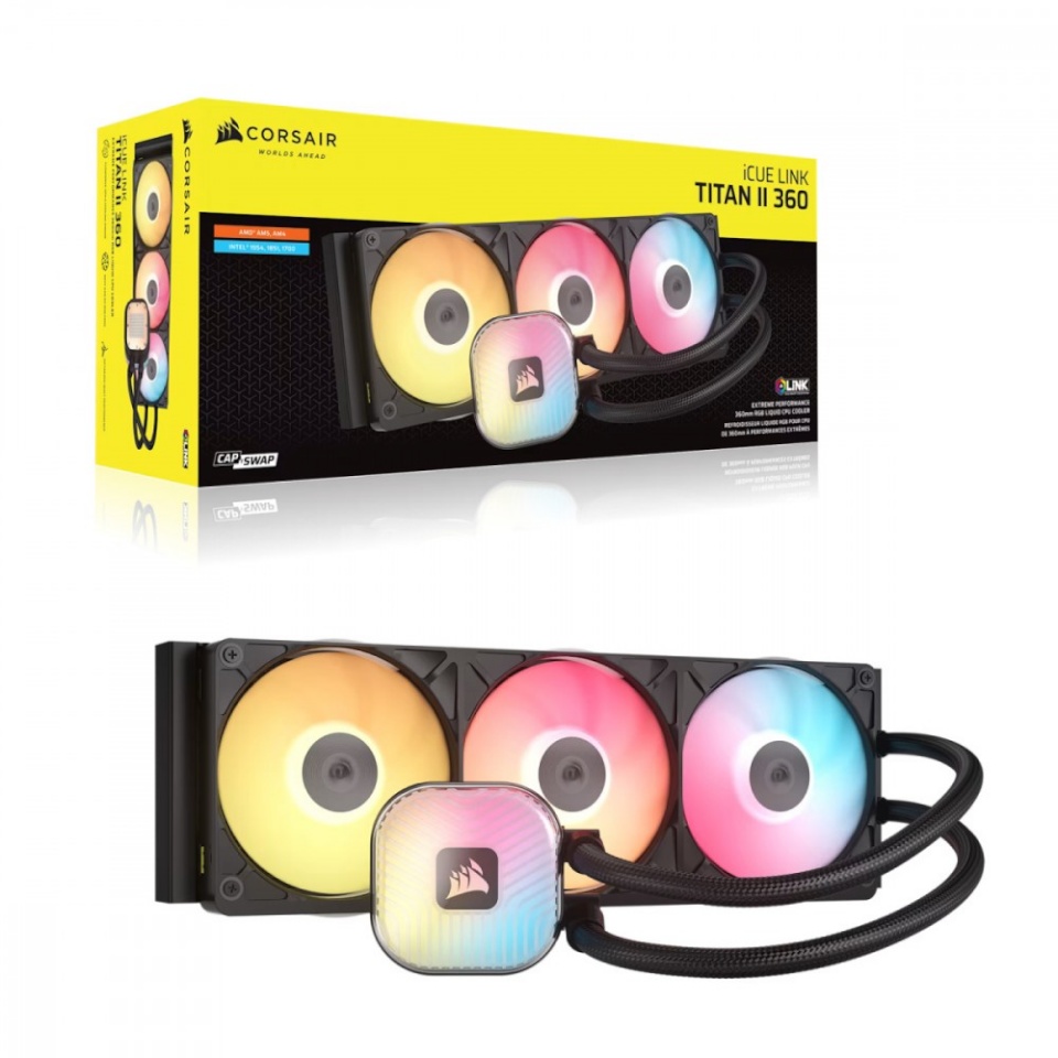 Corsair jahutus CPU Cooler iCUE LINK TITAN II 360RX RGB 360mm