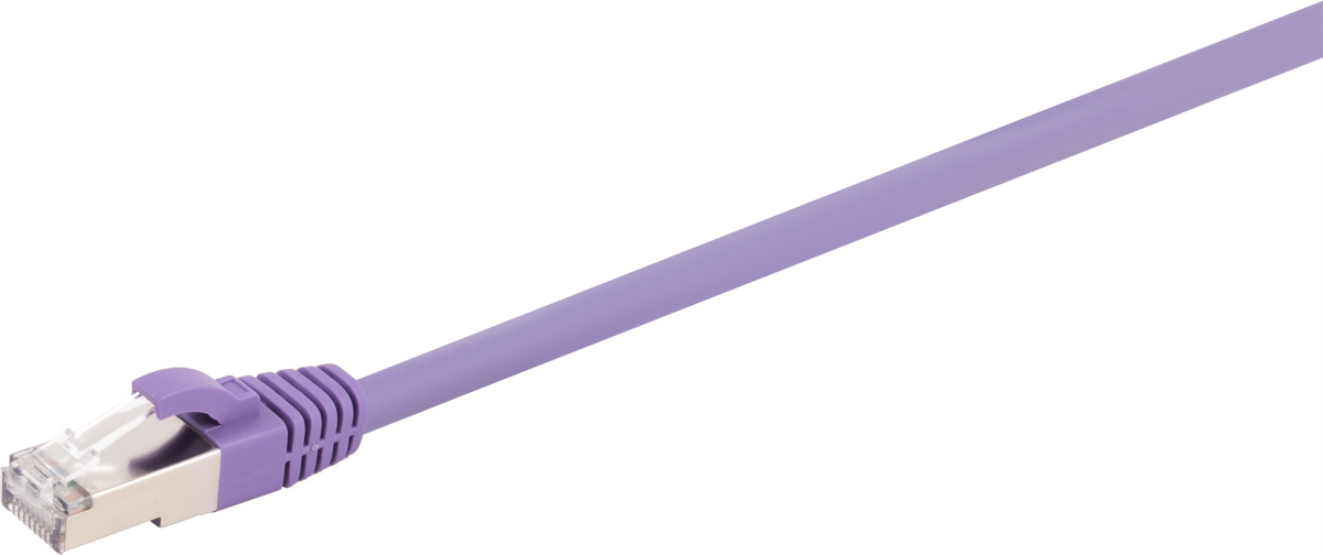 Fuj:tech võrgukaabel CAT6A S/FTP, 0.25 m, violetne