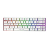 Fifine klaviatuur GK1W mechancial keyboard, 65% RGB (valge)