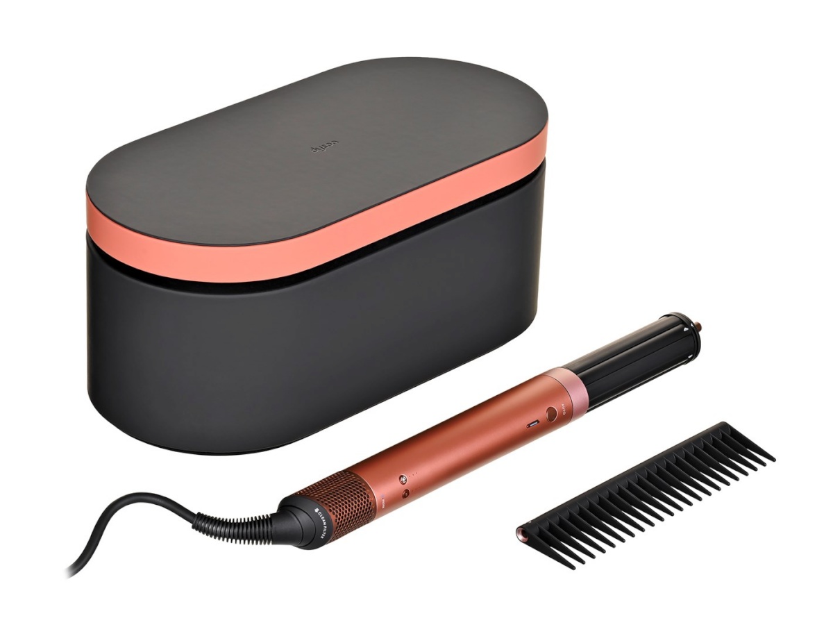 Dyson juuksekoolutaja Airwrap Co-anda 2x Multistyler Warm must, roosa kuldne 1700W 2 m